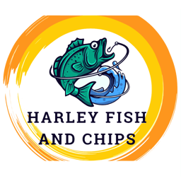 Harley's Fish & Chips logo.